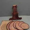 Woodland Rustic Cupcake Stand & Wooden Dessert Table Display Set - 3-Tier Wood-Look Cardboard Tower + Rectangular Tray with Photo Clip, 3 Pack for Baby Shower, Birthday Party Decorations, 2 Set