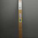 BRIOFOX Shower Curtain Rod 43-73 Inches Matte Black, Rustproof and Non-Fall Down Spring Tension Rod for Window or Bathroom, Stainless Steel