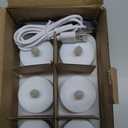 Homemory Rechargeable Tea Lights Flameless Candles with Remote Timer, Battery Operated LED Tealight Candles, USB Candles for Wedding Table Centerpiece Reception Banquet Christmas Halloween, 6-Pack