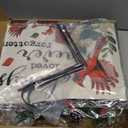 Norme 2 Pack Christmas Memorial Cemetery Wreath for Graves with Garden Flag 12.6in Xmas Grave Wreath Outdoor Cemetery Funeral Flower Stand for Memorial Day Winter Gravestone Decoration