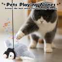 YAKINI Flying Bird Cat Toy, 2026 Upgrade Flapping Bird Cat Toy Flying Bird Cat Toys for Indoor Cats, Chirping Bird Cats Toy, Interactive Cat Toys for Bored Indoor Adult Cats