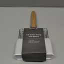 UFECODO Fast Sifting Cat Litter Scoop with Holder Stand, 2 Widths of Slots Stainless Steel Poop Scooper with Ergonomic Wood Handle, Heavy Duty and Easy Clean (0.2&0.4inch gap)