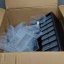 Akro-Mils 64-Drawer Plastic Drawer Storage Cabinet for Garage Organization, Bead Organizer, Building Bricks Storage, Teacher Toolbox, Makeup Organizer, 20-Inch W x 6-Inch D x 16-Inch H, 10764 Black