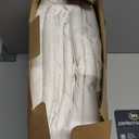 Serta Goose Feather Down Fiber Cotton Comforter Twin Size - 100% Cotton Duvet Insert - Hotel Luxury Hypoallergenic Bedding Comforter All Season Medium Warmth 68 x 90 Inch White