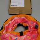Grand Line Donut Inflatable Collar for Dogs and Cats, Soft Recovery Dog Cone After Surgery, Protective Pet Neck Cone for Small, Medium, Large Dogs, Not Block Vision (Pink, M)