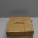 YBX 8-inch Plant Saucer Premium Terracotta Saucer Round Ceramic Plant Trays, Pack of 2 (White/Terracotta)