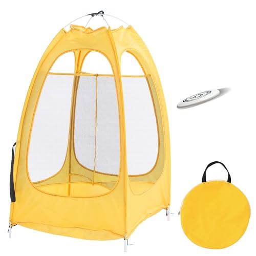 ROYALAY Portable Disc Golf Basket with Storage Bag for Adults Children, Foldable Frisbee Golf Baskets Set Divided into 4 Areas for Practice