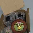 8 Inch Wood Furniture Legs Sofa Legs Set of 4, Brown Wooden Furniture Feet Couch Legs, Mid Century Modern Dresser Replacement Feet for Chair Cabinet Armchair Table Or Home DIY Projects Bun Feet