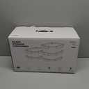 5-Pack Borosilicate Glass Containers with Tempered Lids, 35.2oz/4.4 Cup Airtight Meal Prep Set, Microwave/Freezer Safe (Pink)