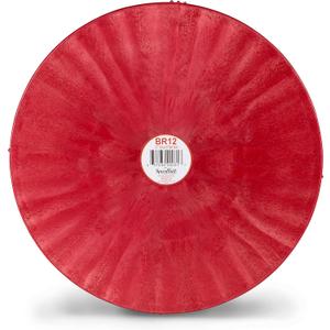 Speedball 12 Inch Round Universal Pottery Wheel Bat, Red, for Ceramics and Clay Work
