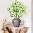 Green Hydrangea Artificial Flowers 37.4Tall Faux Hydrangea Flowers Spray with 6 Flower Heads, Silk Hydrangeas Flower with Stems 3Pcs, Real Touch Hydrangeas for Home Wedding Table Centerpieces Decor