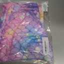 Mermaid Gymnastics Leotards for Girls 4-13 Years Old Toddler Kids Dance Tumbling Outfit Matching Shorts Set Birthday Gifts (Sk36)   12-13 Years