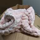 BEDELITE Fleece Queen Comforter Set -Super Soft & Warm Fluffy Pink Bedding, Luxury Fuzzy Heavy Bed Set for Winter with 2 Pillow Cases