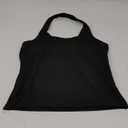 Trendy Queen Halter Tops for Women 2025 Summer Going Out Tops Backless Crop Sleeveless Workout Shirts Cute Y2k Clothes (Large, Black)