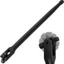 16-Inch Dual Drive Breaker Bar, 3/8" and 1/2" Drive, 360 Rotatable Head with Spring-Loaded Detent Ball