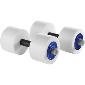 THERABAND Water Weights, Aquatic Dumbbells for Pool Fitness, 2 Foam Weights with Padded Grip for Water Aerobics, Therapy, Workouts, Pool Exercise Equipment, Aqua Training (Heavy, Blue)