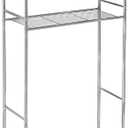 Honey-Can-Do BTH-05079 3-Tier Metal Bathroom Shelf Space Saver, 9.45 x 22.83 x 59.84, Chrome