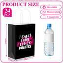 Engrowtic 24 Pcs Cheer Goodie Bags Cheerleading Tote Bags Cheerleader Gifts Accessories for Cheerleaders Cheer Party Favors Bulk for Team(Pink)