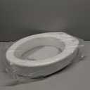 Carex Toilet Seat Riser, Elongated Raised Toilet Seat Adds 3.5 inches to Toilet Height, for Assistance Bending or Sitting, 300 Pound Weight Capacity Toilet Riser