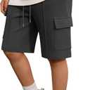 Boys Cargo Shorts with Pockets (Gray)