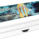 29.21x11.69 x0.16in Clear Tempered Glass Canopy,Aquarium Fish Tank Hoods FITS for Most 20Long/29 Gallon Fish Tanks (Aqueon, Marine Land & Perfecto)