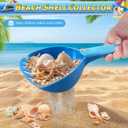 Collapsible Beach Sand Toys Set for Kids - Includes Bucket, Mesh Shovel, Filter Scooper & Castle Molds - Toddler Beach Toys for 1-3 & Kids Ages 4-8 with Mesh Bag, Summer Outdoor Beach Essentials, Large and Small