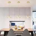 GLW 3-Lights Modern Pendant Light for Kitchen Island Foyer Living Room