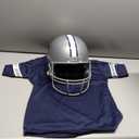 Franklin Sports NFL Kids Helmet + Jersey Sets - Youth NFL Team Uniform Sets - Costume Set - Helmet, Jersey + Chinstrap-Medium
