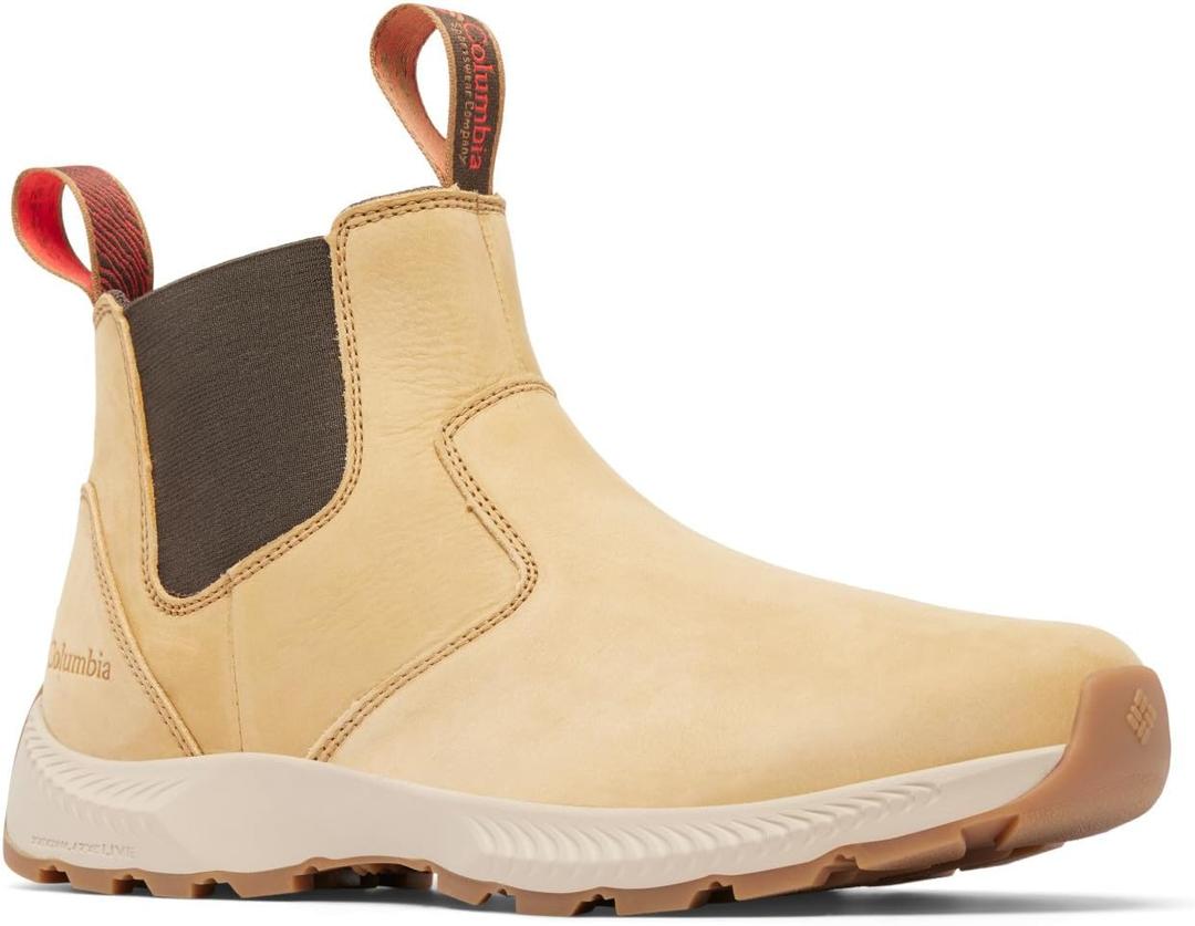 Columbia Men's Landroamer Scout Nubuck Hiking Boot (8, Curry/Poppy Red)