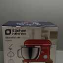 Kitchen in the box Stand Mixer, 900W 8.5QT Kitchen Electric Mixer, 6-Speed Large Capacity Food Mixer for Home Cooks with Egg Whisk, Dough Hook & Flat Beater (Black)