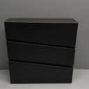 Wall Mount Mailbox with Key Lock, Large Capacity Locking Mailbox for Outside, Galvanized Steel Cover and Rust-Proof Metal Post Box, 14.6"x14.6"x4.3" Black, MD002B