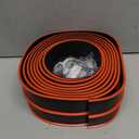 Flexible Race Track Toys for Kids, 15 Ft Flex Tracks Starter Set with Strong Suction Cups - Compatible with Hot Wheels and Diecast 1/64th Cars, Rolls up Portable Race Car Ramp Track (Red Black)