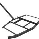 VEVOR Drag Harrow, 66" Width Tow Behind Drag Harrow, Q235 Steel Driveway Grader with Adjustable Bars & Pin Hitch, Support up to 50 lbs, Tractor Driveway Harrow for ATVs, UTVs, Garden Lawn Tractors