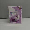 Bluetooth Noise Cancelling Headphones for Kids,Foldable Cat Headphone with LED Light Up Ear,Cat Ear Headphones for Toddler with Microphone/TF Card,Kids Bluetooth Headphones for ipad (Purple)