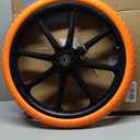 Upgraded 20x1.95" Flat Free Tires Compatible with rubbermaid Wheelbarrow Wheels, 20" Flat Free Tires with 5/8" and 3/4" Bearing Replacement for rubbermaid Cart Wheels/Big Wheel Utility Carts