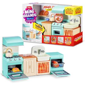 Mini Brands Magic Cook Kitchen Playset Series 1 By ZURU, 4.72 x 18.11 x 11.61 inches
