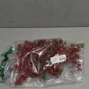 DIYASY Artificial Red Berry Stems,20 Pcs 7.8 Inch Glitter Christmas Tree Picks for Christmas Tree Ornaments,DIY Xmas Wreath, Holiday and Home Decoration