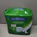 FitRight Adult Diapers, Extra Heavy Absorbency, L (Waist Size 44in-56in), 20 Count, OptiFit Incontinence Briefs for Men and Women, Disposable, Moisture Wicking, Leak Protection,