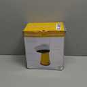 Elite Gourmet Fast Hot Air Popcorn Popper, 1300W Electric Popcorn Maker with Measuring Cup & Butter Melting Tray, Oil-Free, Great for Home Party Kids, Safety ETL Approved, 4-Quart, Yellow