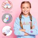 Hanaive 80 Pcs Chenille Self Adhesive Iron on Patches DIY
