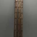 ALIMOO Bamboo Roman Shades Cordless, Light Filtering Roll Up Window Blinds, Natural Cordless Bamboo Blinds Shades for Interior Home Office, 36" W x 72" L