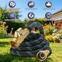 150 ft Flexible Garden Hose - 2026 Upgraded Heavy Duty Water Hoses with 3/4''Solid Fittings,Lightweight,No Kink & Tangle,Puncture Proof Garden Hoses pipe for Yard, Outdoors, Rv