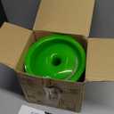 Catit Flower Fountain with Triple Action Filter, Cat Drinking Water Fountain, 3 L, Green