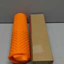 Silicone Tools Mat for Griddle Kitchen Cooking Baking Countertop-Side Shelf Spatula Mat with Drip Pad for Blackstone Weber Traeger Pit Boss Flat Top Grill Smoker- BBQ Accessories Gifts for Men(Orange)