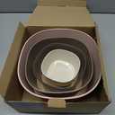 Mueller Mixing Bowls, 4-Piece Nesting Bowls Set, Food Prep Bowls, European Made, Microwave and Dishwasher Safe Mixing Bowl Set