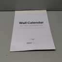 2026 Calendar, 12 Months, January to December, 17" x 12", Large Wall Calendar 2026 with Hanger, Calendar 2026 for Wall, 2026 Calendar Planner, Thick Paper, Spiral Binding, Simple and Aesthetic Design.