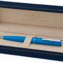Conklin Coronet Ballpoint Pen Turquoise with Standard Parker-Style Blue Refill Modern Minimalist Luxury Writing Pen Gift for Professionals, Collectors, and Everyday Notes
