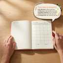 Surprisingly Successful Undated Weekly Planner A5  Finally Stick to Your Planner, No Guilt or Wasted Pages, Monthly + Weekly in One Flow, Thick Paper, Flat Lay, Simple Layout (Pink Vegan Leather)