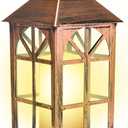 Solar Lanterns Outdoor Waterproof - Decorative Hanging Patio Lights and Table Lamp - Illuminated Smart and No Cord Jar Lantern - LED Colorful Light Pathway Lantern for Garden, Porch, and Backyard