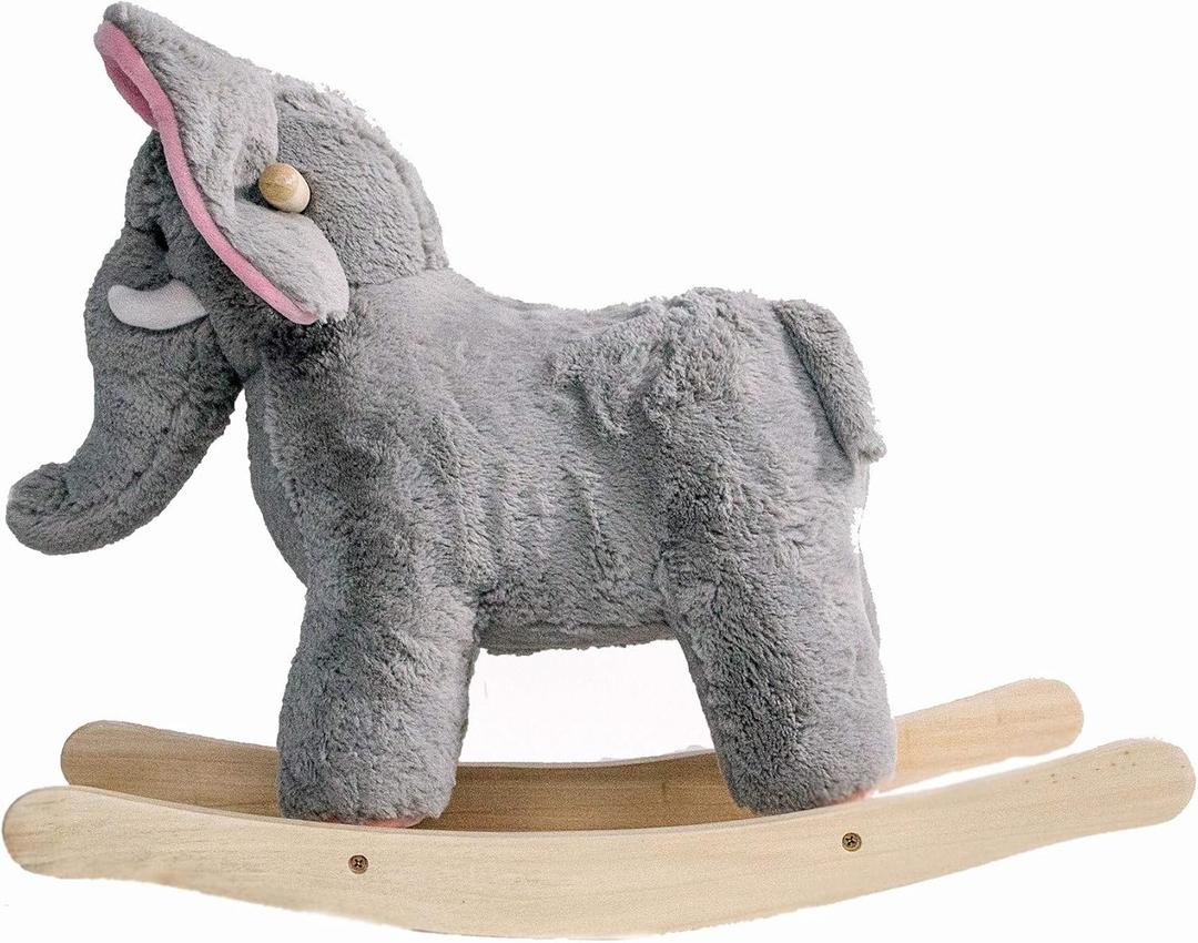 PonyLand Rocking Elephant with Music, Rocker Large